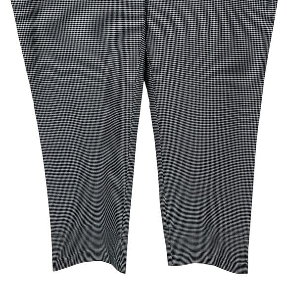 New Hilary Radley Pants Pull On Tummy Control Black White Check Women's XL - Picture 3 of 12